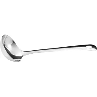Fackelmann Schöpflöffel 30 cm LARA, Küchenhelfer aus Edelstahl(Silber)