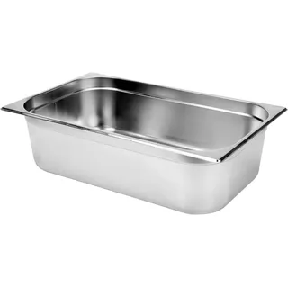 TRIZERATOP Aufbewahrungssystem Gastro Behälter, Edelstahl GN 1/1 Tiefe 530x325mm, Edelstahl 201, (Stück, Gastro) grau 33 cm x 53,5 cm x 15 cm