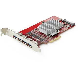 Startech 4-Port USB-A 10Gbps PCIe Karte, USB 3.2 (P10Q4A-USB-CARD)