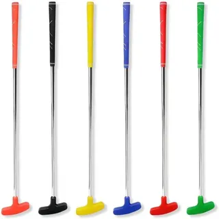 CRESTGOLF Putter Golf 35 inch,Gummi Putter Griff, Zubehör Putter Geeignet für Golfer jeder Stufe,Golf Sechs Farben für Ihre Wahl, 6pcs Mixed Color.