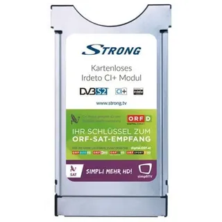 Strong SimpliTV SAT Modul Cardless CI+ Modul mit integrierter Micro-Sat-Karte - Grün