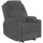 MCombo Relaxsessel M MCombo Chenille 92 x 109 x 97 Grau elektrisch mit Liegefunktion und Vibration
