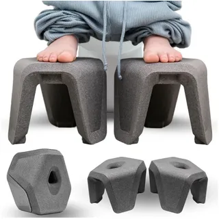 STUUL Design-toilettenhocker für Erwachsene Wc Hocker In Basalt, Kl-1ntn-k07r