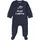 KIDSWORLD Baby-Schlafanzug Unser Liebling NEUE KOLLEKTION Jungen 62/68 N-Gr blau Jersey Obermaterial 100 Baumwolle bedruckt Basic Basic Rundhals Overalls aus Bio-Baumwolle