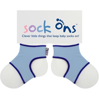 Sock Ons Unisex Baby Orijinal Dooky Sock-ons Baby Blue Sockenhalter, Baby Blue, 0 Monate EU