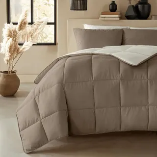 Zelesta Premiumbed Bettdecke 200x200 4 Jahreszeiten - Daunendecke - Bettwäsche winterdecke und Sommer-Bettdecke warm Duvet - Waschbare bettdecke ohne Bezug - Anti-Allergene Steppdecke - Baumwolldecke