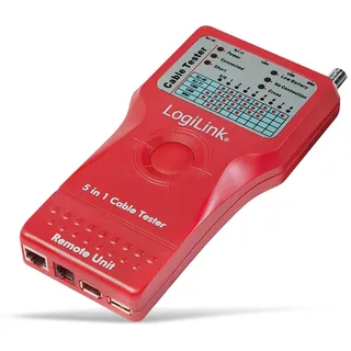 Logilink Kabeltester 5-in1 mit Remote Einheit