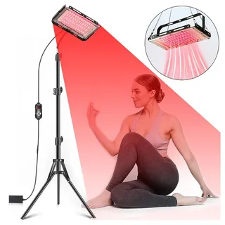 MUPOO Infrarotlampe Infrarotlampe 96LEDs,Rotlicht Therapielampe, 660Nm & 850Nm,für Körper, Gesicht und Muskeln