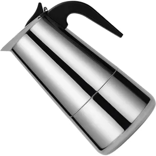 PRETYZOOM Elektrischer Espressokocher Edelstahl 600ml Herd Mokkakanne Haushaltskaffeemaschine Für Küche Büro