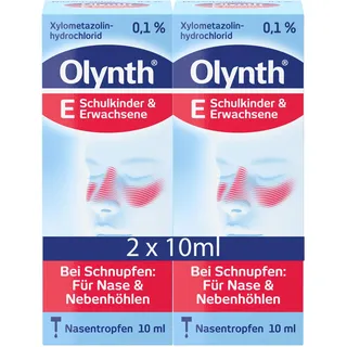 Olynth Nasentropfen 0,1% für Schulkinder und Erwachsene, 2 x 10 ml