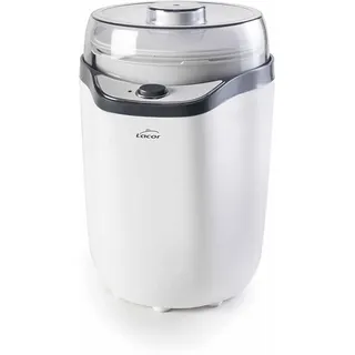 Lacor 69246 Joghurtbereiter, Kunststoffdeckel, Inklusive Zwei Behälter 1,6 L Und 1,8 L, Spülmaschinenfeste Gläser