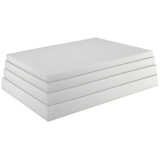 sunnypillow Schaumstoffplatte Schaumstoff Zuschnitt 60 x 200 x 1 cm RG 25/44 Topper Matratzen in vielen Größen zur Auswahl