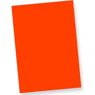 Neonpapier Extrem Grell NEON Rot 500 Blatt DIN A4, 80 g/qm Briefpapier, Leuchtpapier Party Deko Bastel Papier