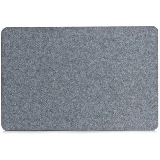 Zeller 26983 Platzset Filz, 45 x 30 cm, grau