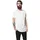 Shaped Long Tee weiß M