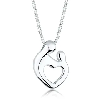 elli by julie & grace Elli Halskette Mutter Kind Herz Verbundenheit 925er Silber