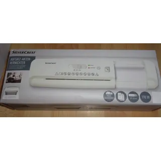 Aufsatz Aktenvernichter,6 mm Streifenschnitt,max.6 Blatt,190 Watt,Weiss,NEU!