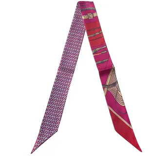 JERLA 100% Maulbeerseide, Schal, Kopftuch, Haarband, Handtasche, Bindegriff - 47.24''X2.17''