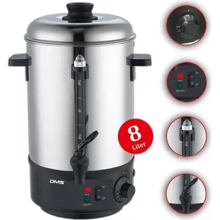DMS 8 L Glühweinkocher Glühweinautomat Wasserkocher Heißwasserspender Kocher TK-8