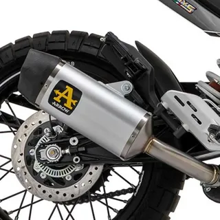 Arrow Indy Race Titanium With Carbon End Cap Husqvarna Svartpilen/vitpilen 401  ́20-22 Homologierter Schalldämpfer - Silver - Homologated