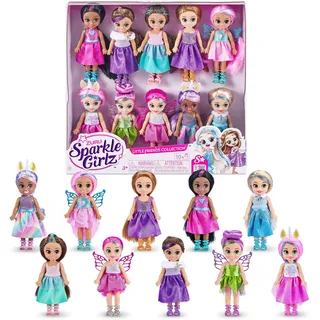 Sparkle Girlz Sparkle Girlz-Dolls-4.7"-Fantasy Little Friend Collection Set of 10