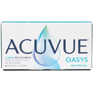 Acuvue Johnson & Johnson Acuvue Oasys Multifocal (6er Packung) 2-Wochen-Linsen (-7.75 dpt – BC 8.4) mit UV-Schutz