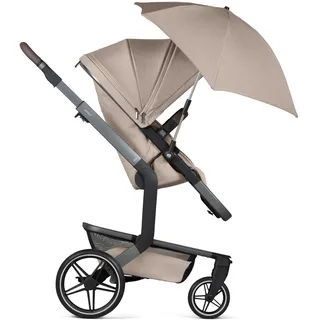 Joolz Sonnenschirm – Kinderwagen-Zubehör mit UV-Schutzfaktor 50+, flexible Positionierung, einfache Passform für alle Joolz Kinderwagen, stilvolles und langlebiges Design, Sandy Taupe