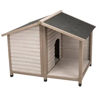 Trixie Hundehütte Lodge mit Satteldach, M L130 100 105cm