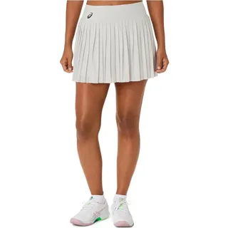 Asics Match Mesh Tennisrock Damen 020 - cloud grey L