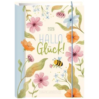 Grafik-Werkstatt Terminplaner 2026 Hallo Glück:
