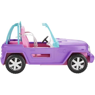 Barbie Puppenauto Strand-Jeep lila GMT46