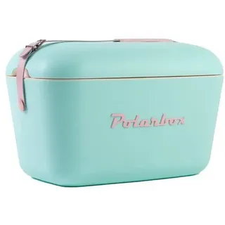 Kreher Kreher® Kühlbox Passive Kühlbox Kühltaschen Polar in Retro Vintage Design aus Kunststoff mit polystyrol (Airpop) thermische Isolierung 12 L,