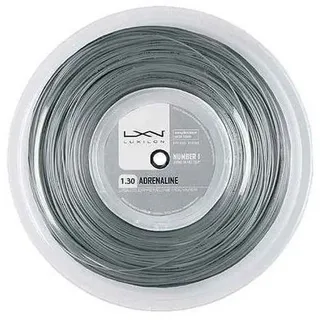 Luxilon Tennissaite Adrenaline (Haltbarkeit) silber 200m Rolle