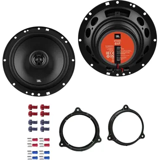 EHO JBL Stage1 61F Lautsprecher mit Einbauset passend für Nissan Note 2005-2013 Türen vorne 400 W 165mm 2 Wege Koax
