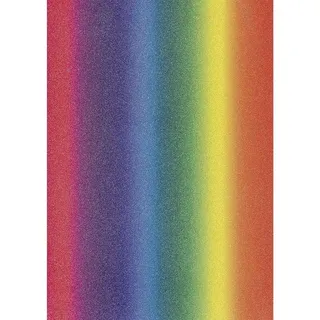 Brunnen Heyda GlitterkartonA4 200g regenbogen