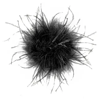 Vintage Feder Brosche,Flauschige Straußenfeder Brosche Braut Hochzeit Party Weihnachten Kleid Up Corsage Pin Hut Zubehör für Anzug Hüte zum Hochzeit Bankett Party