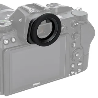 JJC Rundes Silikon Okular für Nikon Z5 Z5II Z6 Z6II Z6III Z7 Z7II Kamera ersetzt Nikon DK-29 Augenmuschel