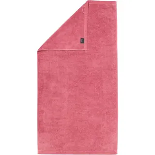 Duschtuch Lifestyle 70 x 140 cm Baumwolle Rot Beere