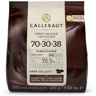 Callebaut Schokolade CALLEBAUT, Rezept No. 70-30-38, Zartbitter Schokoladenkuvertüre, 400 g