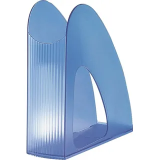 Stehsammler TWIN A4 transparent blau