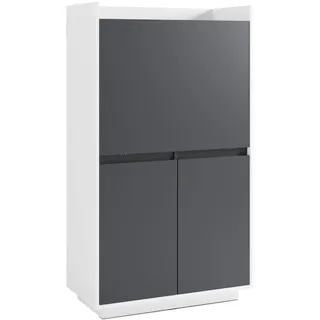 byLIVING Sekretär Hannes Breite 80 cm schwarz