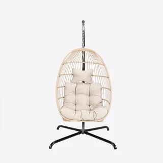 Home Deluxe Hängesessel Loma 1-Sitzer Beige