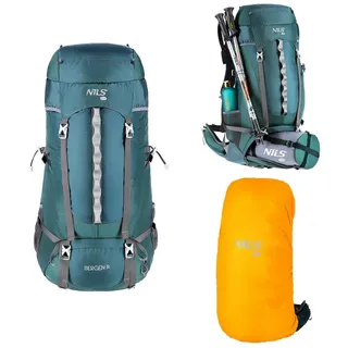 NILS CAMP Bergen Rucksack 65L Grün