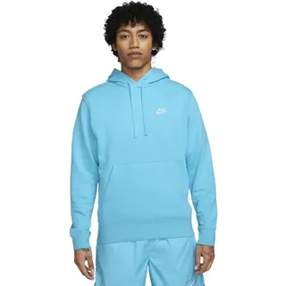 Nike Kinder Kapuzensweat KM K NSW Club Kapuzenpullover Baltic Blue 122-128