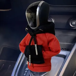 Neamou Hoodie Gangschaltung Pullover Für Schaltknüppel, Hoodie Pulli Für Schaltknauf, Auto Schalthebel Überzug Hoodie Haube, Kapuzenpulli Für Schaltknüppel Deko, Auto Dekorationen Innenzubehör