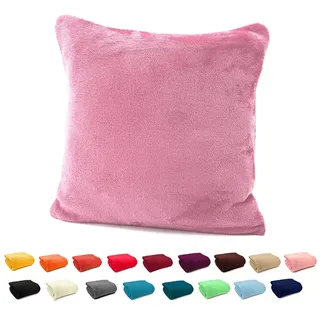 heimtexland Kissenbezug Flanell 40 x 40 cm Rosa