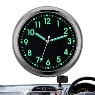 Genikeer Fahrzeug Armaturenbrett Uhr Für Auto, Dashboard Uhr Car Clock, Fahrzeuge Auto Leuchtend Quarzuhren, Quartz Analogue Car Dashboard Uhr Für Armaturenbrett Boot Fahrrad