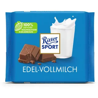 Ritter Sport EDEL-VOLLMILCH Schokolade 100,0 g, 1 St.