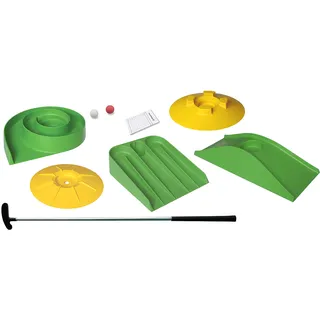 myminigolf 29 Easy Komplettset (Minigolf-Set mit 5 Hindernisse, 1 Schläger, 2 Bälle, 1 Block)