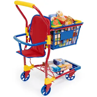 Bayer Design Einkaufswagen für Kinder (bunt)